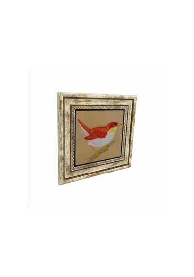 Kuş Baskılı Taş Tablo 25x25