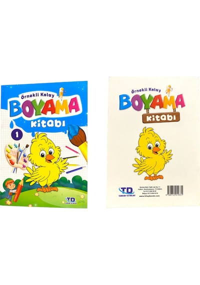 Örnekli Kolay Boyama Kitapları 10'lu Takım
