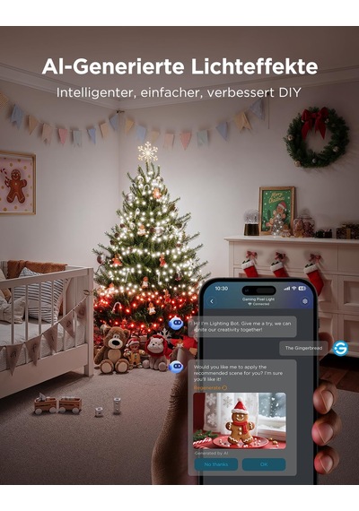 Govee Noel Işıltılı Dize Işıklar, İç Mekan Noel Peri Işıkları, 250 Led'li 20m Rgbwıc Işıklar, Noel Süslemeleri İçin 140+ Dinamik Sahne Modu, Alexa İle App Kontrolü Siyah Govee Noel Işıltılı Dize Işıklar, İç Mekan Noel Peri Işıkları, 250 Led'li 20m Rgbwıc Işıklar, Noel Süslemeleri İçin 140+ Dinamik Sahne Modu, Alexa İle App Kontrolü Siyah