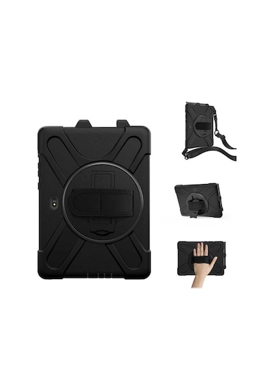 Samsung Uyumlu Galaxy Tab Active Pro T547 Kılıf Defender Askılı Zırhlı