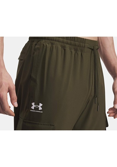 Under Armour Ua Vibe Woven Cargo Pants Erkek Günlük Kargo Eşofman Altı 1386558-308 Yeşil Yeşil