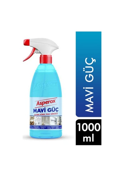 Asperox Mavi Güç Sprey 1000 Ml Ultra Kireç Pas Sökücü 16'li Paket 16'lı Set