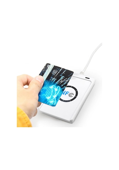 Acr122u 13.56mhz Rfid Okuyucu Yazıcı Usb Kopyalayıcı Nfc Manyetik Kart Anahtarlık Etiket Okuyucu