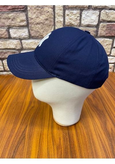 Hamze Ny New York Nakış Pamuk Unisex Beyzbol Cap Şapka Lacivert
