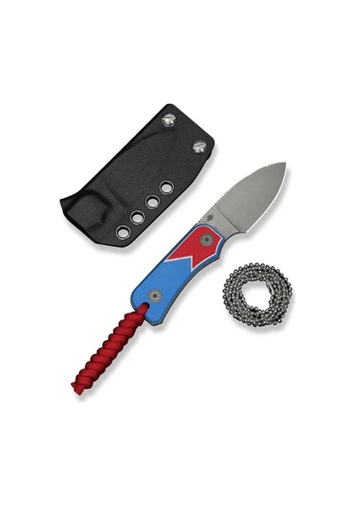 Civivi Baby Banter Fixed Blade - Jump Edition Red / White / Blue G10 Handle Gray Stonewashed Nitro-v Blade Kamp Bıçak Çok Renkli Civivi Baby Banter Fixed Blade - Jump Edition Red / White / Blue G10 Handle Gray Stonewashed Nitro-v Blade Kamp Bıçak Çok Renkli