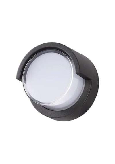 15w Güçlü Led Aplik - İç Ve Dış Mekan Kullanımı İçin Modern Tasarım 10 Parça Siyah