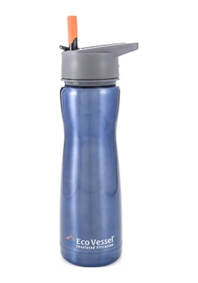 Eco Vessel Aqua Vessel Insulated Filtre Bottle Termos 0.50 Litre-MAVİ