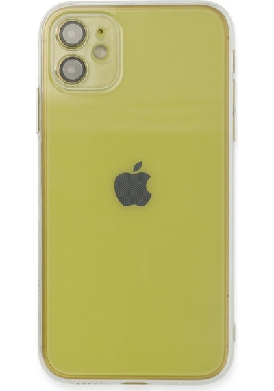 Newface Apple Uyumlu iPhone 12 Kılıf Fly Lens Silikon - Şeffaf Şeffaf