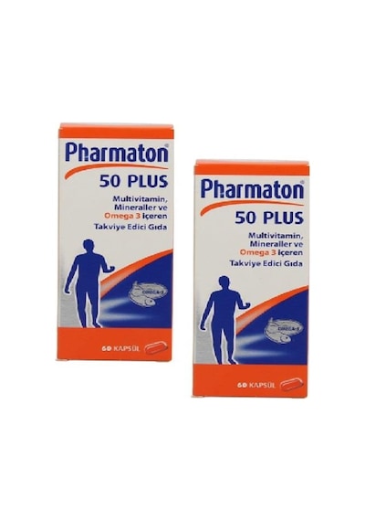 Pharmaton 50 Plus Kapsül 2 x 60 Kapsül