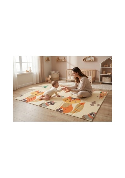 Holmen Oyun Matı Minik Hayvanlar Soft Katlanabilir 150 200 Cm HOLMEN.018