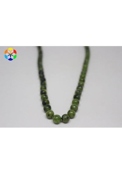 Yeşim Taşı Royal Quality YARIM Dizi 8mm (18cm uzunluğundadır)