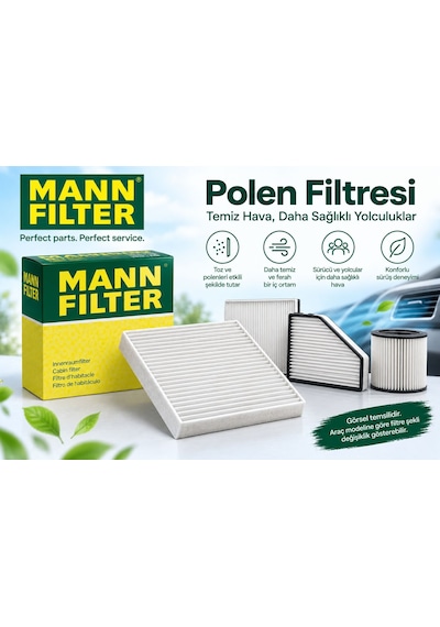 Mann-fılter Standart Polen Filtresi Ford Transit Connect I 1.8 Tdci 75 Hp 2006-2013 Uyumlu