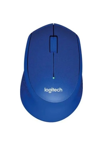 Logıtech M330 Sessız Kablosuz Usb Optik Mouse Mavi 910-004910 Lazer