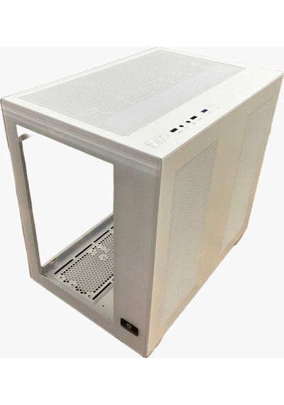 GAMEFORCE Lıquıd Beyaz 7x120 Mm Fanlı Rgb Kumandalı Kontrolcülü ATX Oyuncu Bilgisayar Kasası Liquid Beyaz
