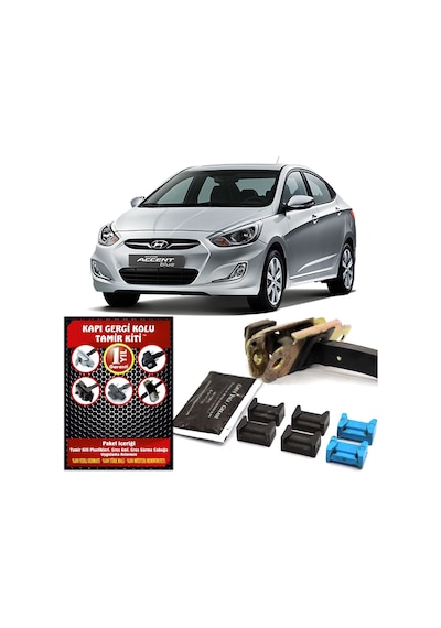 Barrer Hyundai Accent Blue Kapı Gergi (Limitör) Tamir Kiti 2011-2018