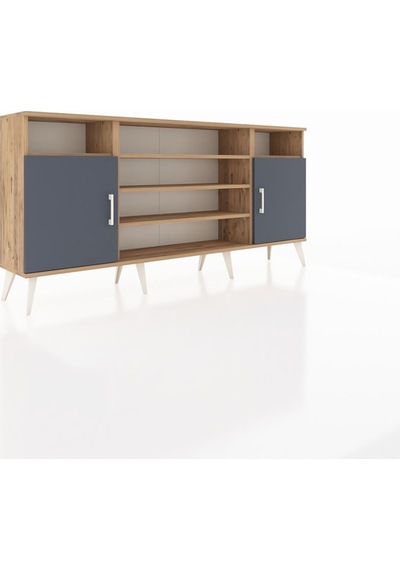 Arges Konsol 5 Raflı 2 Kapaklı 176x30x83 Çam-antrasit/çam Antrasit/çam Arges Konsol 5 Raflı 2 Kapaklı 176x30x83 Çam-antrasit/çam Antrasit/çam
