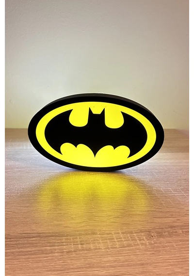 Batman Dekoratif Aydınlatma Led Gece Lambası Beyaz