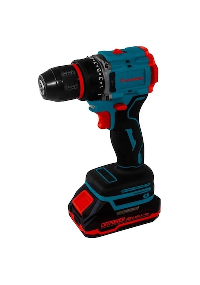 20v Çift Akülü Kömürsüz Matkap, 10 Mm Delme Kapasitesi Ve Led Işık