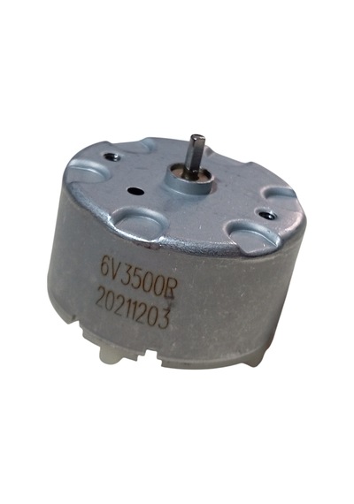 Rf-500 Dc 6v 3500rpm Dc Motor Çap 32mm Uzunluk 30mm Hobi Oyuncak Elektrik Deney Motoru