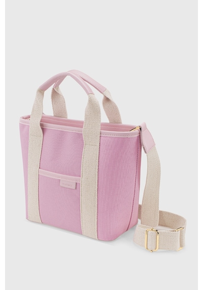Housebags Kadın Pembe Çift Saplı Kanvas Tote Bag 246 Pembe