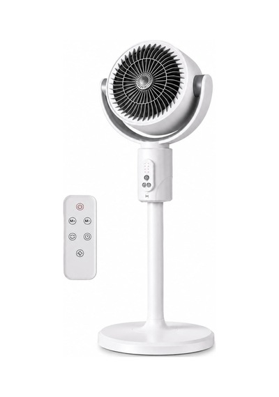 Şarjlı Ayaklı Vantilatör, 5 Hız Kademeli, Uzaktan Kumandalı, Type-c Şarj, Sessiz Brushless Motor, 120 Salınım