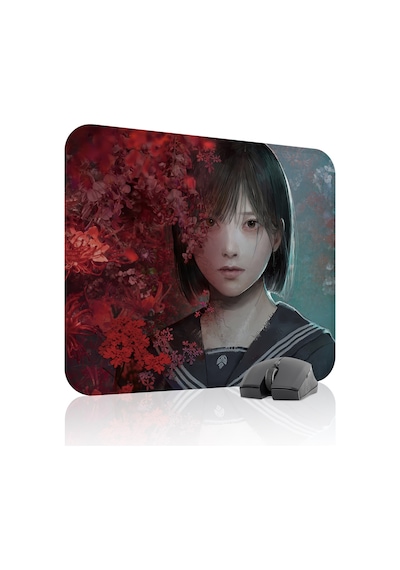 Silent Hill Kaymaz Dikişli Kauçuk Oyuncu Mousepad V4 - 48x40 Xl Gaming Mouse Pad Fare Altlığı