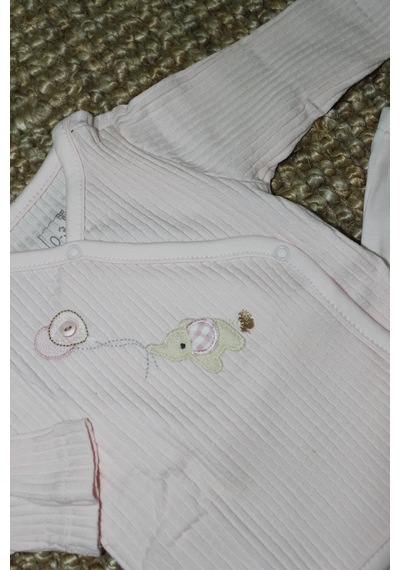 Caramell Barbosa %100 Pamuk Filli 10'lu Bebek Hastane Çıkışı Seti 56-62 Cm Yeni Sezon Pembe