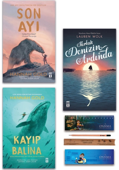 Genç Timaş Parlak Denizin Ardında - Kayıp Balina - Son Ayı Roman - 3 Kitaplık Set