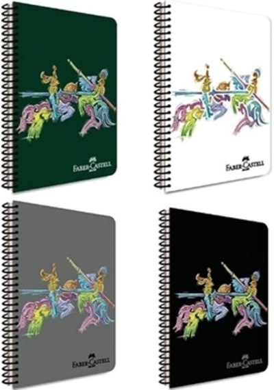 Faber Castell Defter Knights Klas Pp Kapak Spiralli 80 Yaprak Çizgili 5075000441000