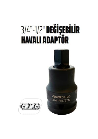 3/4"x 1/2" Altıköşe Değişken Uçlu Adaptör-5665