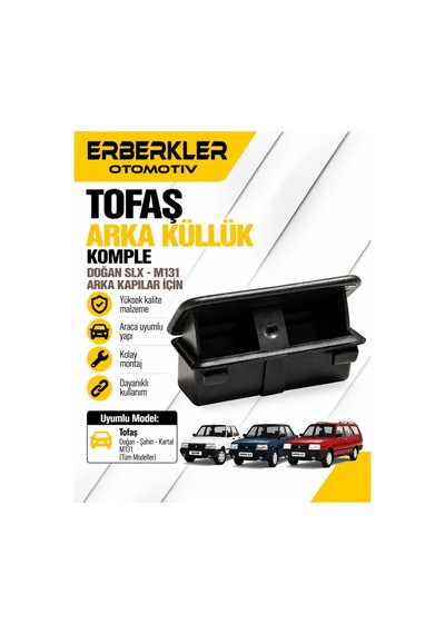 Tofaş Arka Kapılar İçin Küllük Komple Doğan Slx M131 Arka Küllük - Erb1979