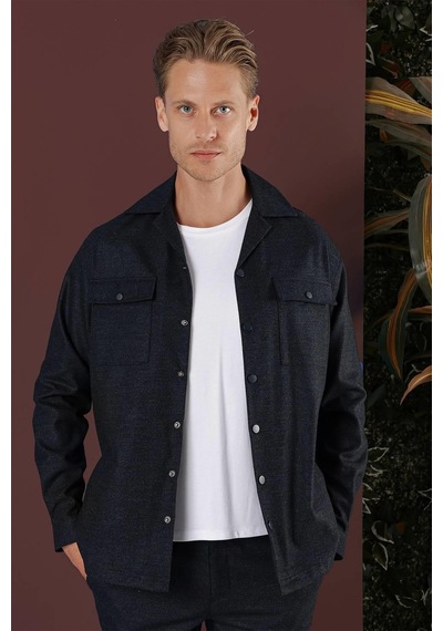 Efor G 1560 Slim Fit Lacivert Klasik Gömlek Lacivert Efor G 1560 Slim Fit Lacivert Klasik Gömlek Lacivert