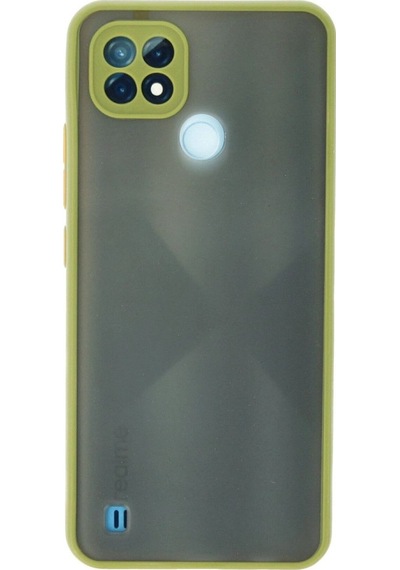 Realme C21 Kılıf Montreal Silikon Kapak - Açık Yeşil