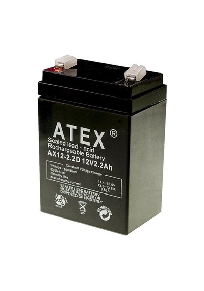 Atex 12V 2.2Ah Akü - Dik