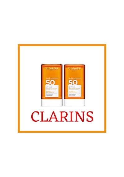 Clarins Invisible Sun Care Stick SPF50+ 2 x 17 G Clarins Invisible Sun Care Stick SPF50+ 2 x 17 G