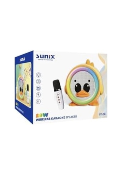 20w 2400 Mah Karaoke Mikrofonlu Ledli Bluetooth Hoparlör Bts-250