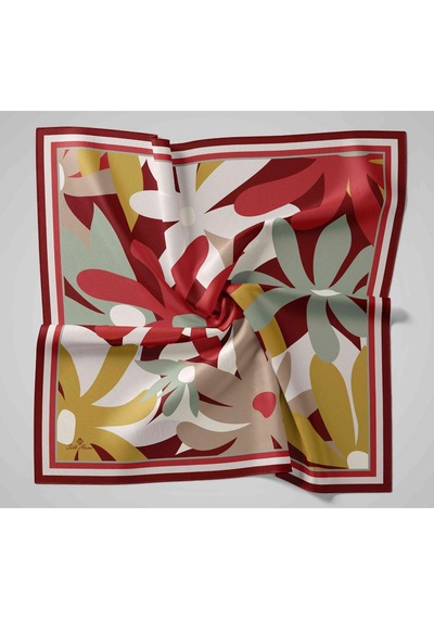 Silk Home Aura Eşarp 140001-05 Bordo, Kırmızı, Hardal, Çağla,vizon