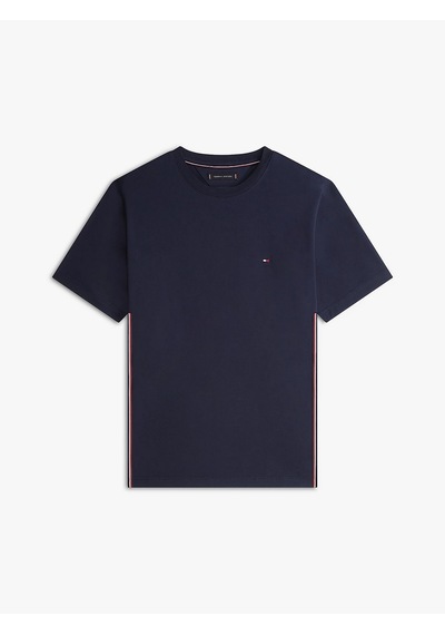 Tommy Hilfiger Mw0mw42393dw5 Global Stripe Erkek Tişört Lacivert