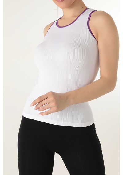 Gigotto Kadın Seamless Fitilli Atlet 001