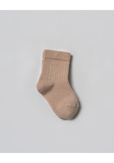 Babycosy Organic Wear Premium %100 Organik,6 Lı Bebek Çorap Doğal Ton,pamuklu,yenidoğan Çorap,0-24 Ay Çok Renkli