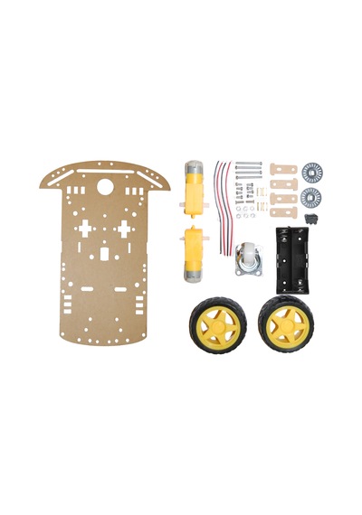2wd Robot Araba Kiti - 18650 Pil Yuvalı Set