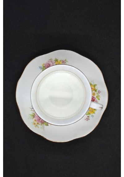 Bone China London Collection Duble Kahve Fincanı 130 Ml Sarı