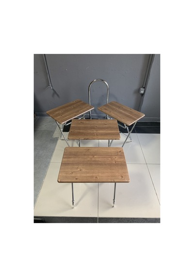 Çanta Sehpa, Sehpa, Zigon, Çanta Sehpa, 4lü Sehpa, Mdf Sehpa Ceviz
