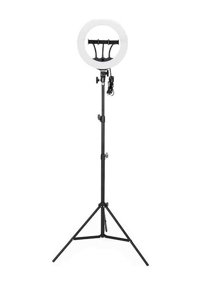 Fuchsia Fm-14r Kumandalı 34cm Işıklı Telefon Tutucu Ring Light