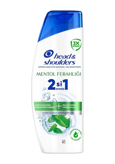 & Shoulders Mentol Ferahlığı 2&apos Si 1 Arada Kepeğe Karşı Etkili Şampuan 300ml