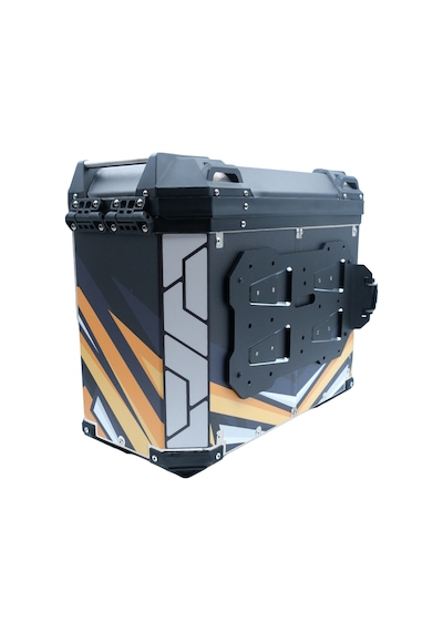 Gp Kompozit Dsn07 Universal 40 Lt X 2 Desenli Alüminyum Motosiklet Yan Çanta Seti Diğer
