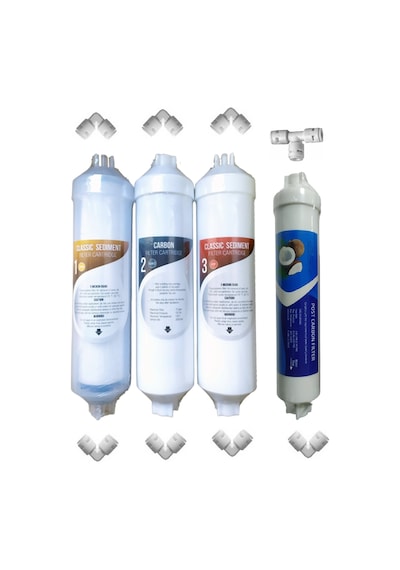 Kapalı Kasa Su Arıtma Cihazı Filtresi 4 lü Set