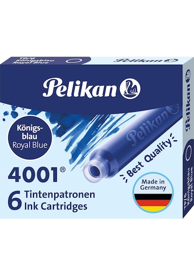 Pelikan Kartuş Serisi Tp6x Dolma Kalem Kartuşu Mavi Diğer