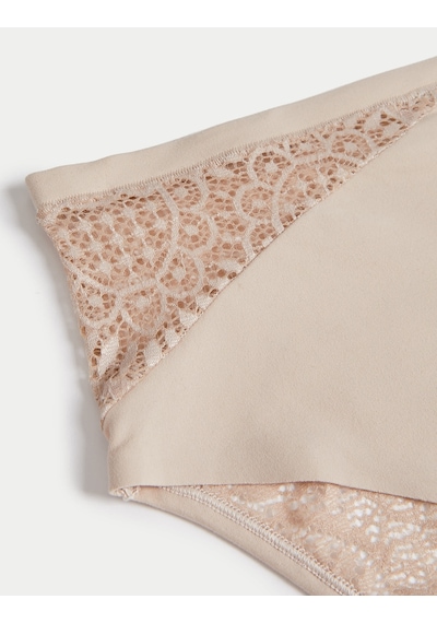 Marks & Spencer 3'lü Body Soft Brazilian Yüksek Bel Külot Seti Bej