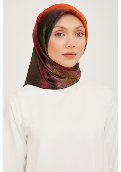 Armine İpek Eşarp 9017d Sura Çok Renkli